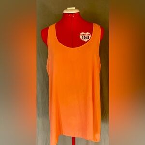 Love on a Hanger salmon Orange Tank Top